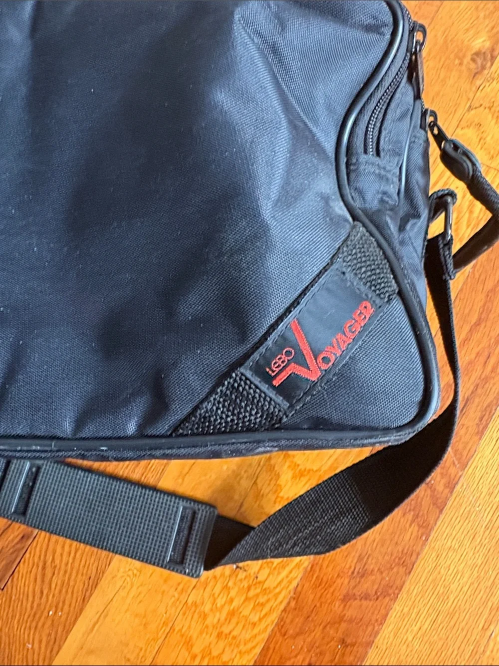 Men's Black Crossbody Organizer Bag